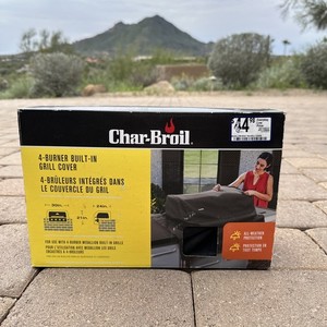Char-Broil 4 Burner Built In Grill Cover 30” X 21” X 24”
