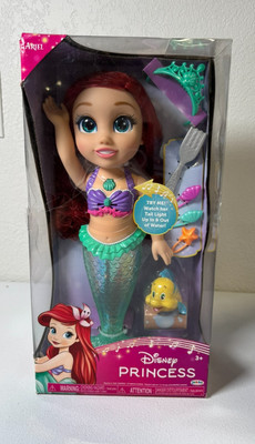 Disney Princess My Singing Friend Ariel & Flounder   Musical Doll Set for Kids