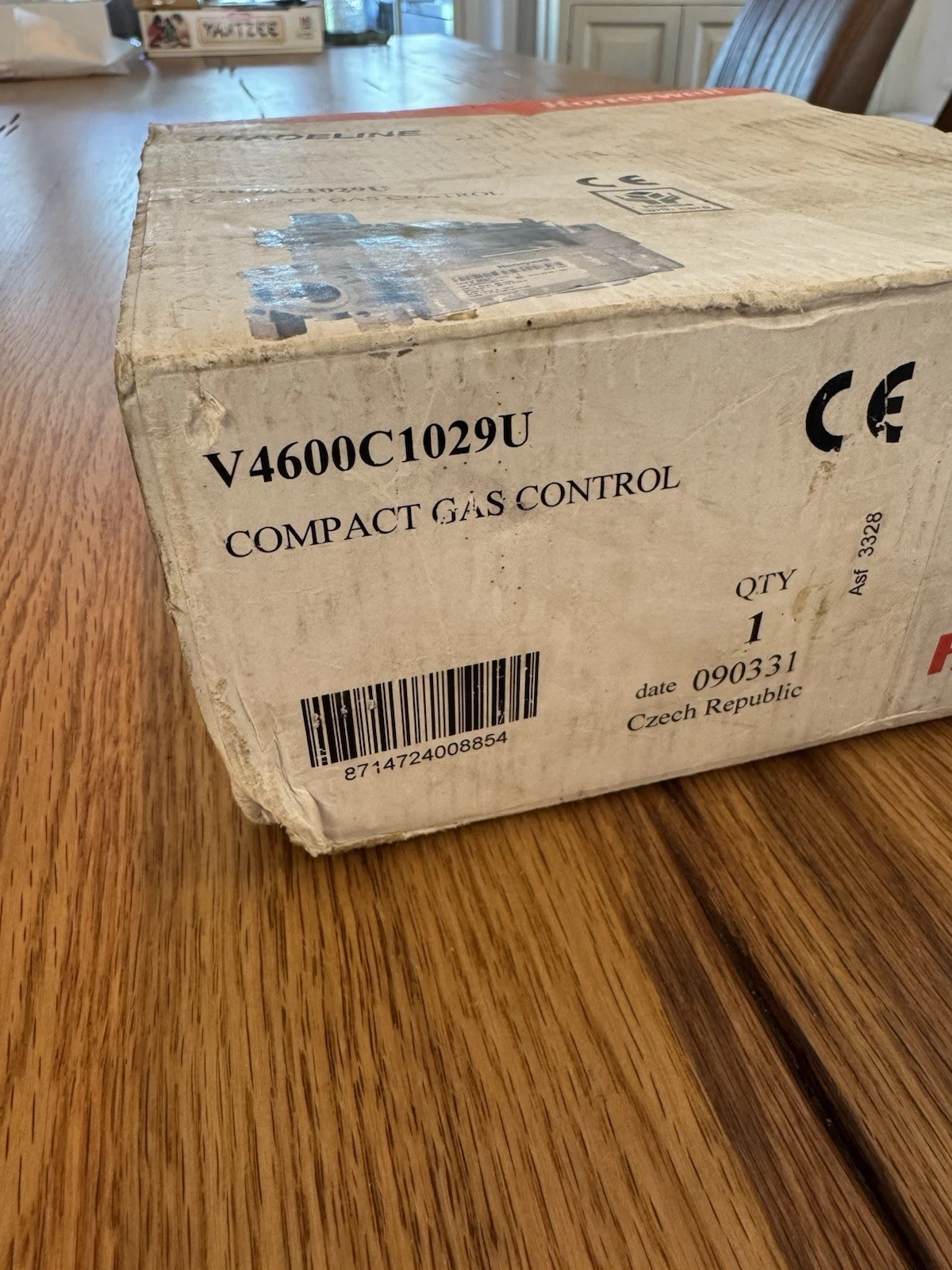 Honeywell V4600C1029U Compact Gas Control Valve Brand New In Box 3