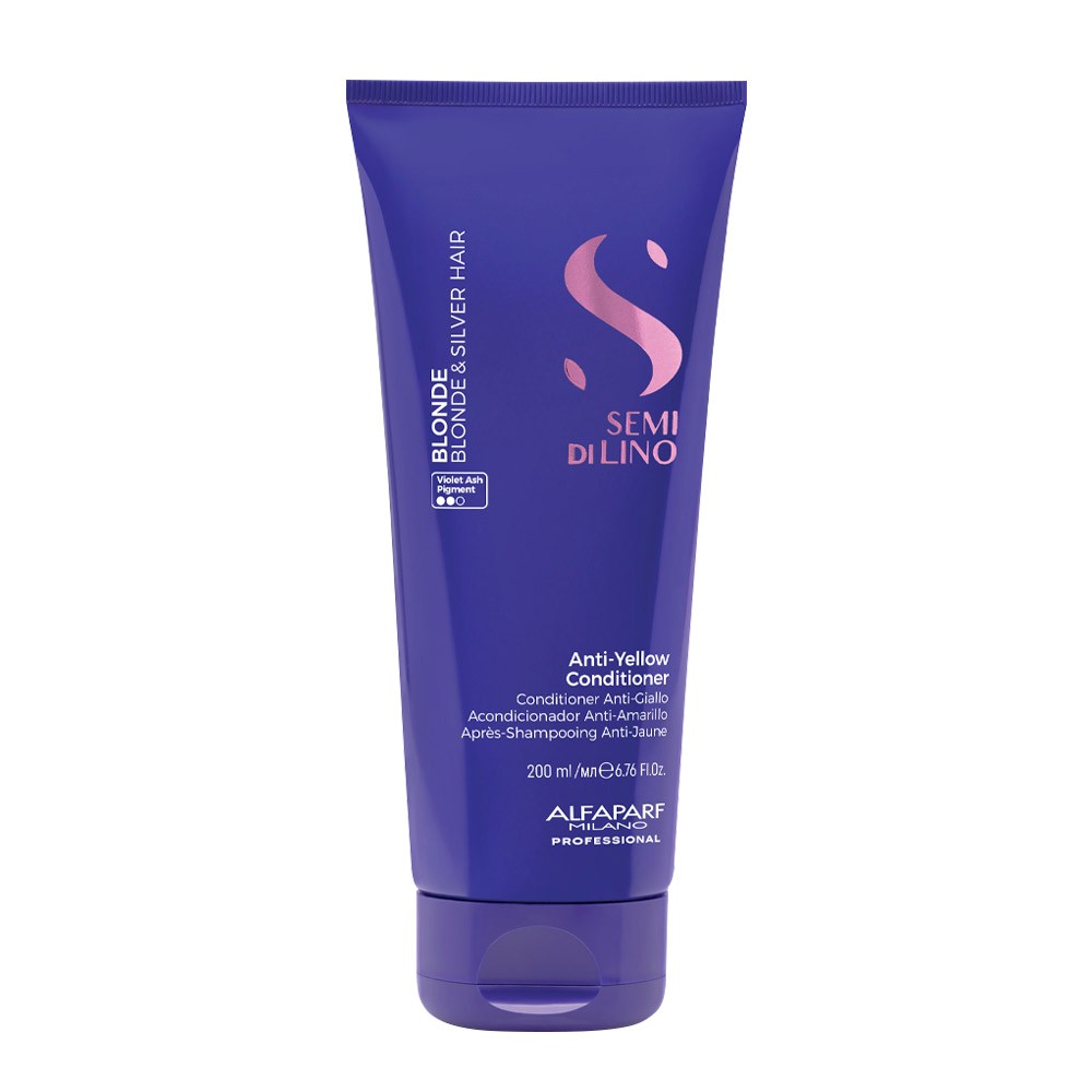 Alfaparf Sdl Conditioner Anti-Yellow - Anti-Yellow - 200Ml - Blonde & Silver Hair - Image 2