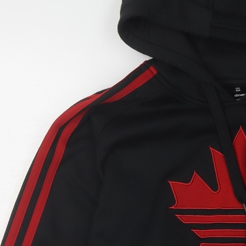 Adidas Men's Black Canada Hoodie Pullover M - Picture 5 of 12