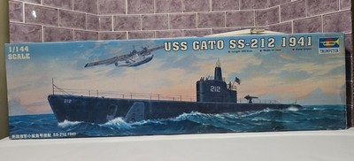 USS CATO SS-212 1941 Model Submarine Trumpeter *New*