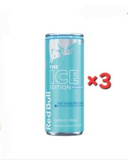 Red Bull Energy Drink Winter Edition Iced Vanilla Berry 3&times; 250ml PMP
