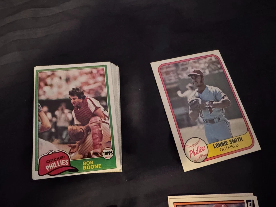 费城费城人队棒球卡 20 世纪 70 年代 - 90 年代批量 — 第 4/4 张图片