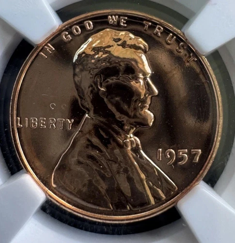 1957 Lincoln Wheat Cent NGC Mirror PF67  Brilliant RD Penny Proof 1c with Luster