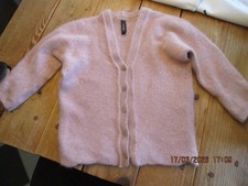 Marc Cain,Strickweste mit edlen Knöpfen,Altrose-Taupe,Gr.36,Brustw.43cm.L.48cm.