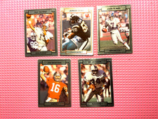 Action Packed 1990 Football Cards 5 lot Seau R, Joe,Bo,Marino,Elway Mint NM