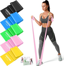 5 Pcs Resistance Bands, Professional Exercise Bands Elastic Stretch Bands for...