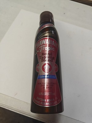 Hawaiian Tropic Triple Rich Royal Tanning Blend Continuous Spray 6oz