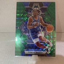 Panini 2022-23 Mosaic Green Mosaic Prizm Tyrese Maxey 76ers #89