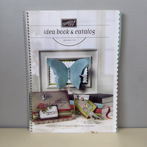 Stampin Up Idea Book and Catalog Fall Winter 2008 Rubber Stamping Cardmaking