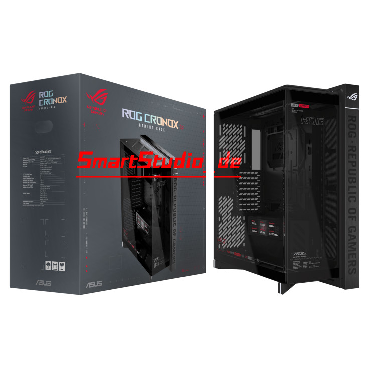 ASUS ROG Cronox  Case  features 9.2-inch LCD case screen module