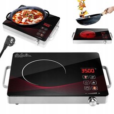 Einzelkochplatte Kochplatte Kochfeld 3500W Herdplatte Camping Kochfeld 4 Modi DE