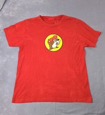 Buc-ee's Classic Logo Red Youth Size Large T-shirt Tee