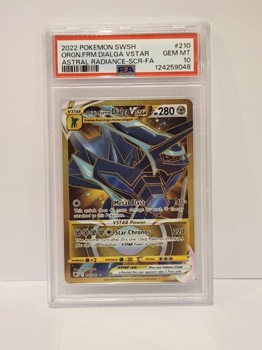 Origin Forme Dialga VSTAR 210/189 Astral Radiance Mint Condition Psa 10