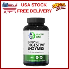 Holozyme Max Strength Digestive Enzymes | Prevents Bloating, Gas, & Indigestion