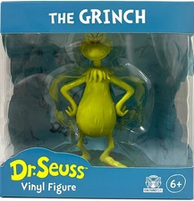 Dr. Seuss The Grinch 4" Vinyl Figure Culturefly Ages 6+Brand New in Box NEW