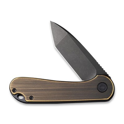 Civivi Knives Elementum Liner Lock C907T-A D2 Stainless Tanto Rubbed Brass