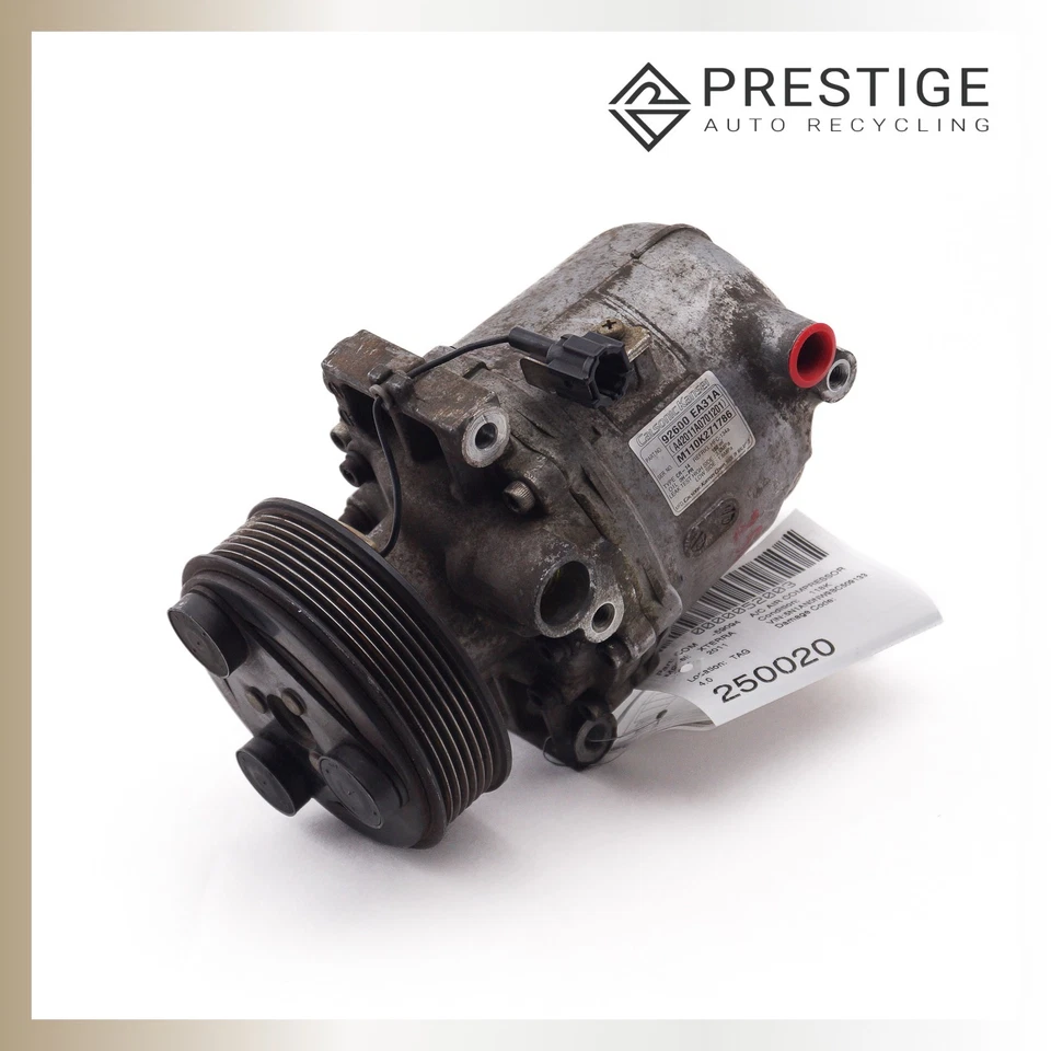 Compresor de aire acondicionado Nissan XTERRA 2005-2015 4,0 L 92600-EA31A fabricante original Foto 3 de 4