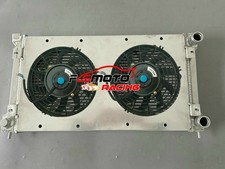 Aluminum Radiator Shroud Fan For Vw Golf Mk12 Mk1 Mk2 Gtiscirocco 1.6 1.8 8v