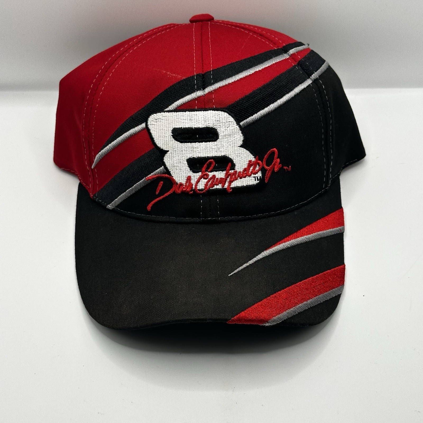 Dale Earnhardt Jr. #8 NASCAR Chase Authentics Snapback Hat Red Black Budweiser