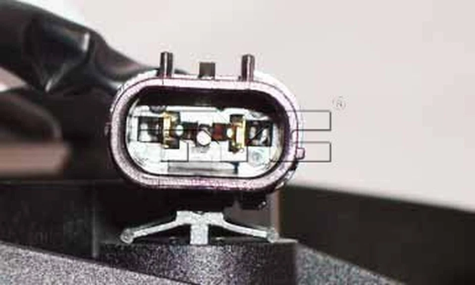 Вентилятор конденсатора в сборе TYC 610580 A/C для 01–06 Hyundai Elantra - Изображение 4 из 4