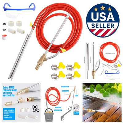 #ad Efficient Pressure Washer Sandblasting Kit Remove Paint amp; Rust Effortlessly $113.99