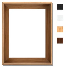 24x30 Canvas Floating Frame for Finished Wall Art Painting - 1-1/4" Deep, Light 