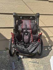 Baby Trend 3-Wheel Folding Jogger Stroller Single Seat Black Gray Red