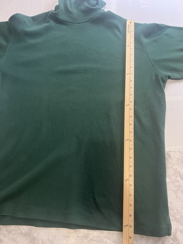 Polo Ralph Lauren Sweater turtleneck Collar Men's Size M Green Pullover - Picture 16 of 21