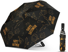 Halloween Umbrella, Collapsible Travel Umbrella, Strong Wind Proof, Lightweight