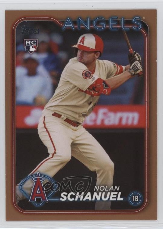 2024 Topps Series 1 Gold 1093/2024 Nolan Schanuel #53 Rookie RC 19n6