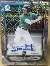 2026 Bowman Yorger Bautista Chrome Prospect Mojo Autograph