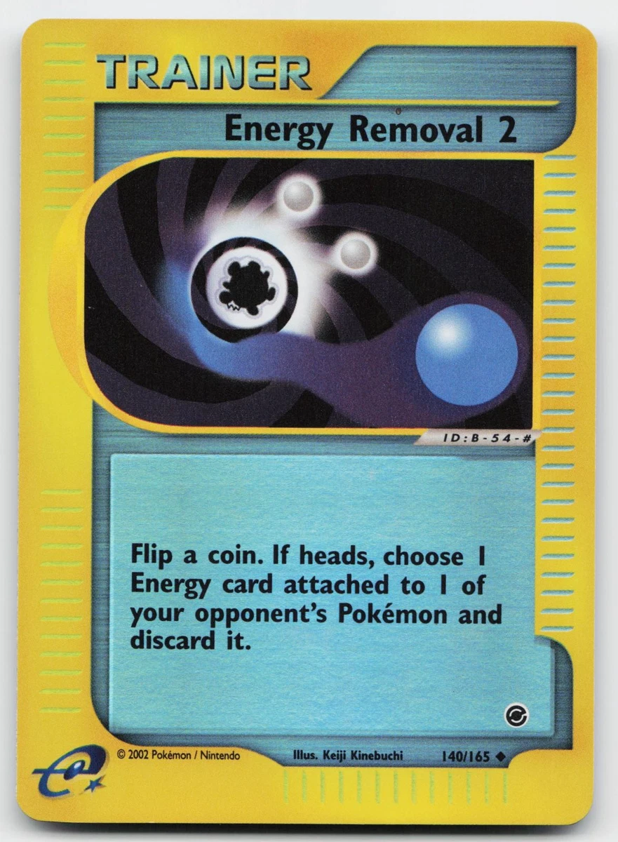 Energy Removal　エネルギー・リムーブ● Shadowless 25+ Energy Removal 2 Pokémon TCG Cards for sale | Updated Oct 2026