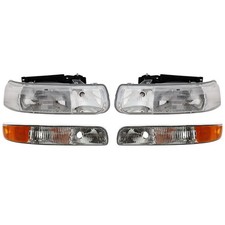 Headlight Kit For 1999-2002 Chevrolet Silverado 1500 Left And Right 4pc