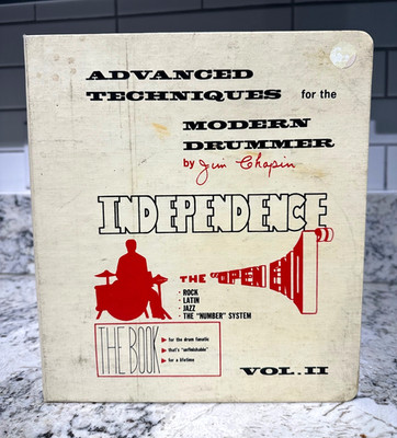 ADVANCED TECHNIQUES FOR THE MODERN DRUMMER Volume II Jim Chapin Vintage 1971