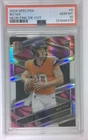 2024 Panini Spectra Neon Pink Die Cut #6 Rookie Bo Nix RC 08/20 PSA GEM MINT 10