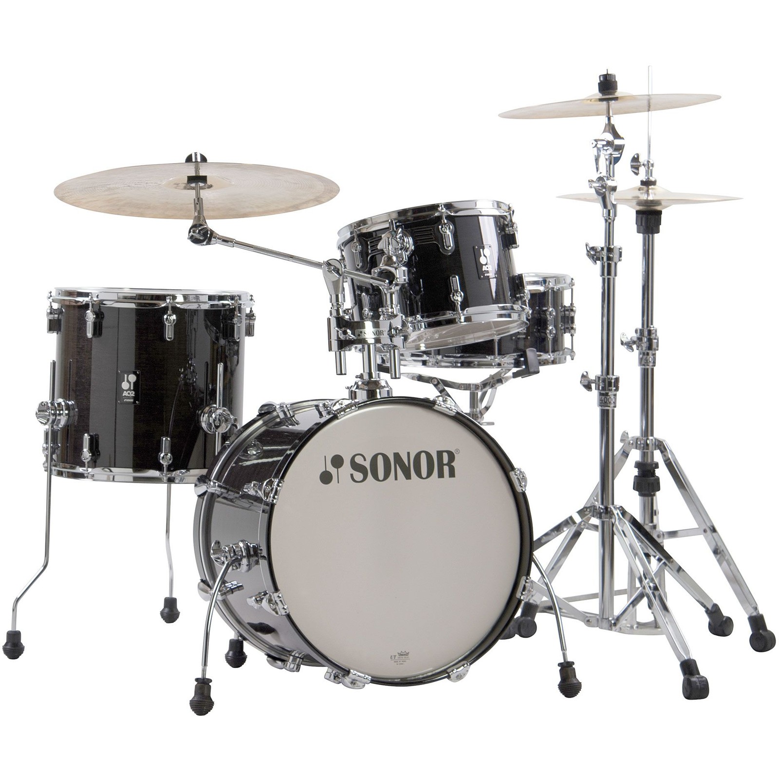 Schlagzeug Sonor AQ2 18 Transparent Black Bop Drumset Drum Set Drumset NEU 216590₽