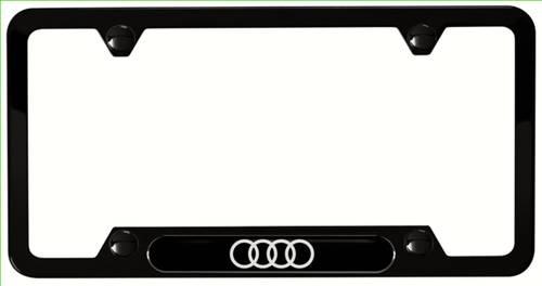 Genuine Audi Audi Rings License Plate Frame ZAW-071-801-H-DX9 - 第 1/1 張圖片