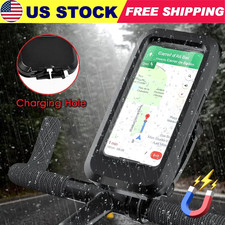 IMPERMEABLE Soporte Sostenedor De Telefono Celular Para Bicicleta Moto Universal