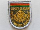 BOLIVIA - Military Beret Cap patch with Flag Official Bolivian Army Issued