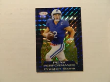 2026 Sage Low Series Blue Peak Performers Card of Preston Stone-Southern Meth.