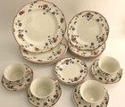 Vtg Lot of ADAMS VERMONT Ironstone Dinnerware, England, Plates, Cups — photo 2
