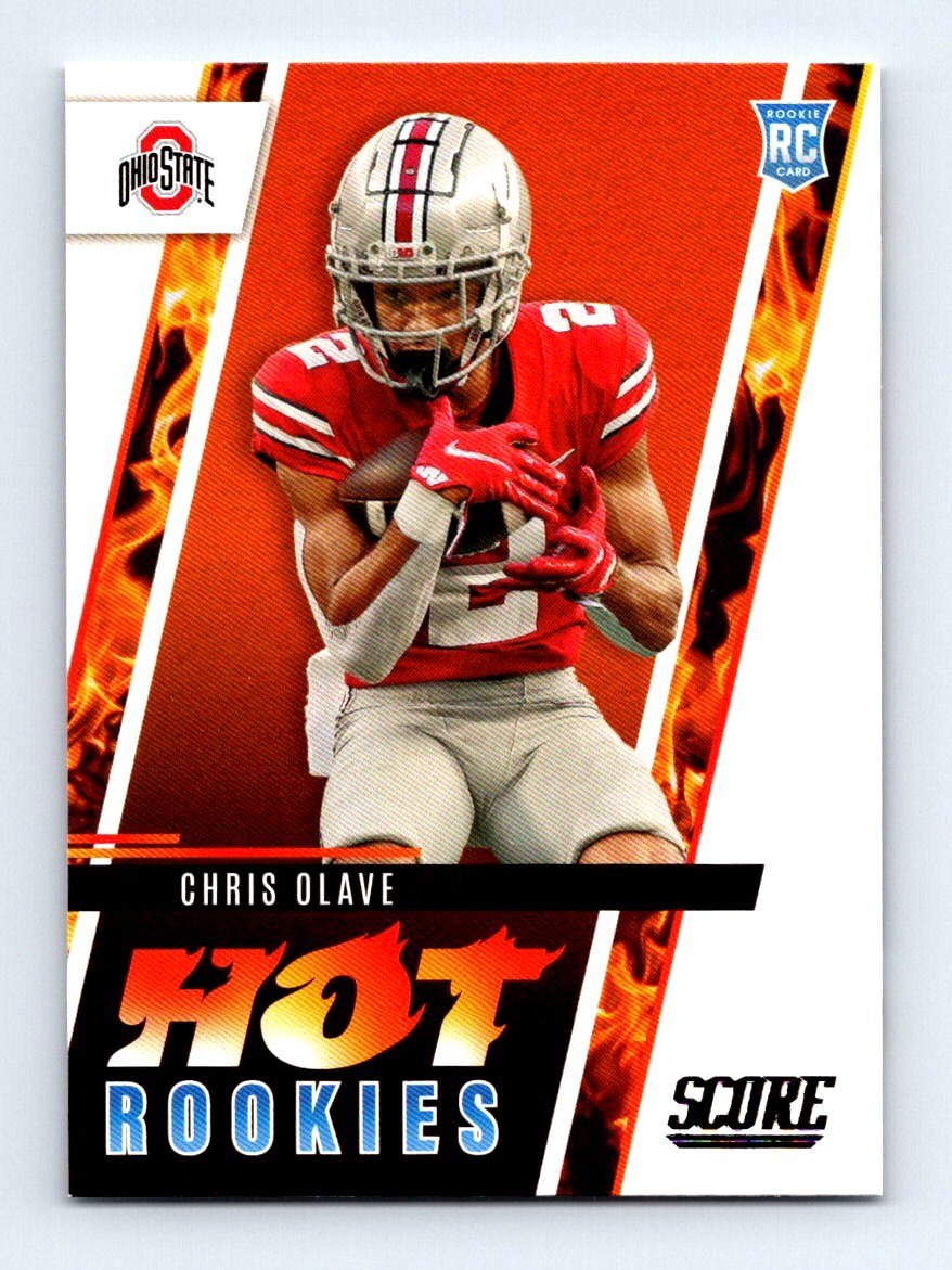 #HR10 2022 Score Hot Rookies BASE * Chris Olave RC Ohio State Buckeyes