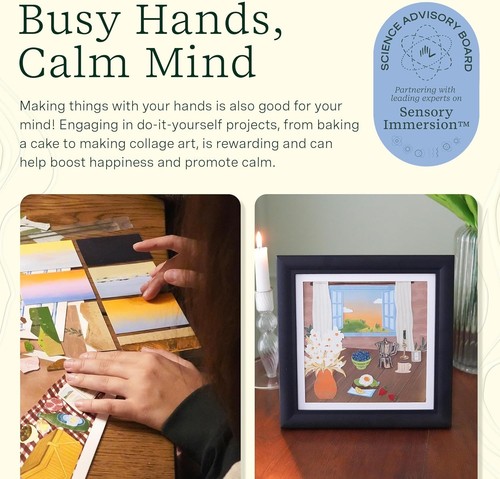 Lifelines FlowCrafts, Collage Art Kit - Miniature Framed Collages from 6 Scenic - Picture 5 of 6