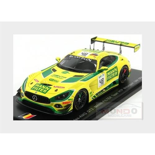1:43 Spark Mercedes Benz Gt-S Gt3 Amg #48 24H Spa 2017 Dontje Assenheimer SB164 - Bild 2 von 2