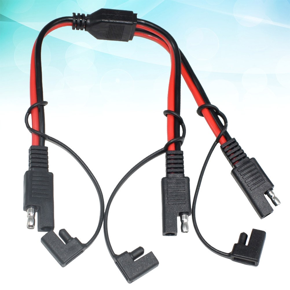  1 to 2 SAE Power Extension Cable SAE Power Plug Adapter Wire Connector Quick