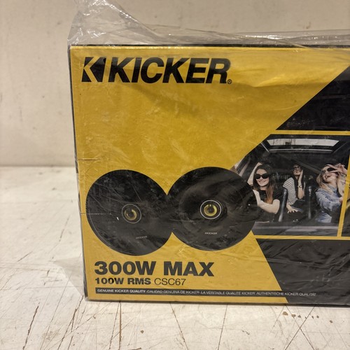 Altavoces coaxiales de audio para automóvil Kicker CSC67, 46CSC674 6,75 pulgadas 4 ohmios nuevos - Imagen 2 de 8