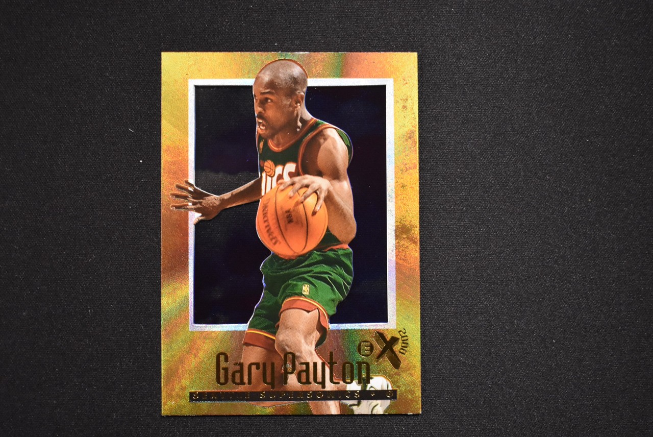 1996-97 Skybox E-X 2000 Basketball Gary Payton #68 Seattle SuperSonics