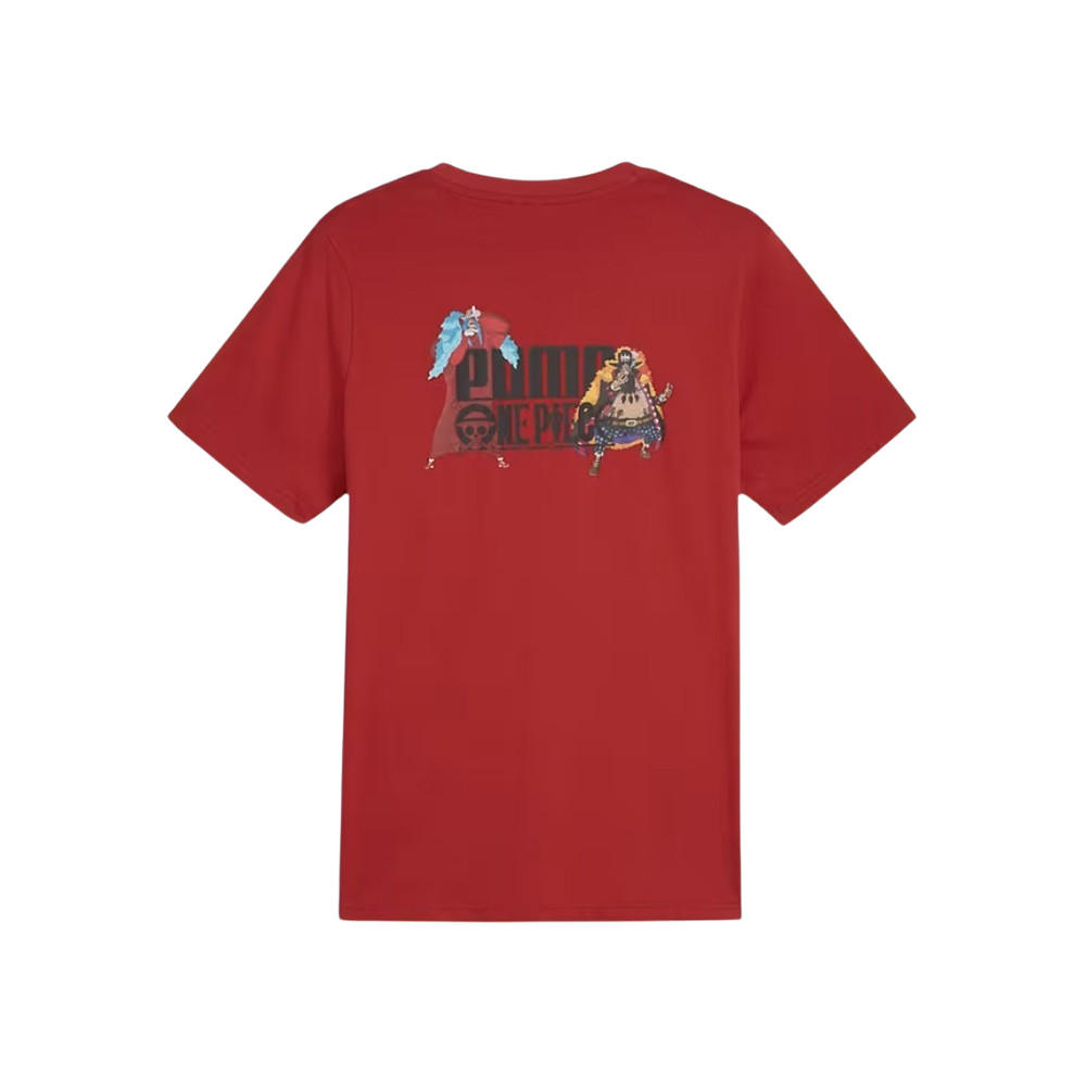 Puma x One Piece Graphic T-Shirt Club Red